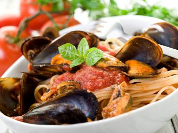 Pasta con le cozze