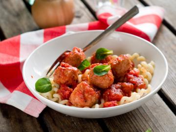 Pasta con le polpette