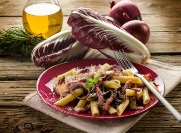 Pasta con radicchio