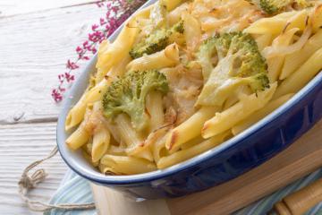 Penne al forno con broccoli