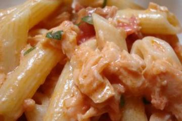 Pennette al salmone