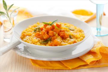 Riso con la zucca
