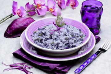 Risotto al cavolo rosso