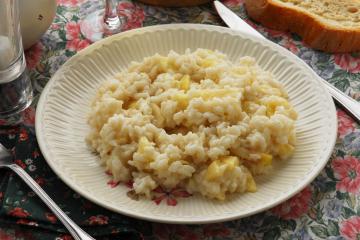 Risotto alle mele