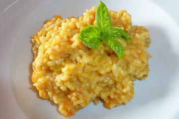 Risotto con la zucca