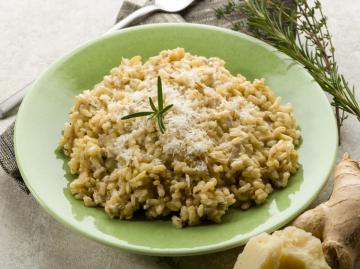 Risotto integrale al rosmarino
