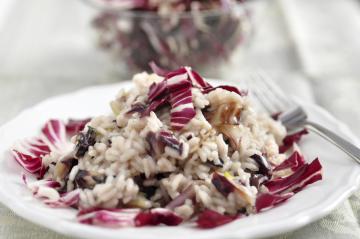 Risotto radicchio e scamorza