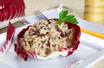 Risotto radicchio e taleggio