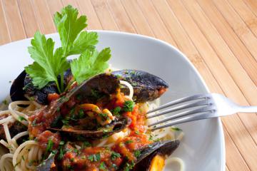 Spaghetti con le cozze