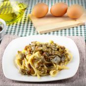 Carbonara di carciofi