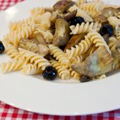 Fusilli con carciofi