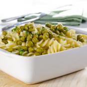 Fusilli con piselli