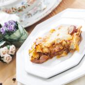 Lasagne al ragù di carne e salsiccia