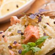 Mafalde al salmone