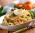 Bucatini uova e asparagi