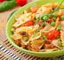 Farfalle con cozze e piselli