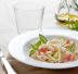 Linguine con asparagi e prosciutto
