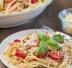 Linguine con pesce spada
