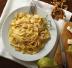 Pappardelle gorgonzola, pere e noci