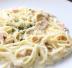 Pasta con salmone affumicato