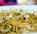 Pasta gamberi e pistacchi