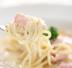Pasta panna e prosciutto