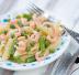 Pasta piselli e gamberetti
