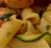 Penne gamberi e zucchine