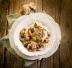Risotto funghi e salsiccia