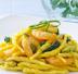 Trofie con zucchine e gamberi