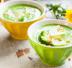 Zuppa fredda di broccoli e pinoli