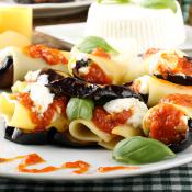 Paccheri con melanzane