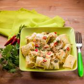 Paccheri piccanti con capperi