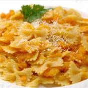 Pasta con la zucca