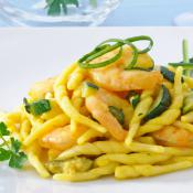 Pasta gamberi e zucchine