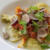 Ravioli al tartufo nero