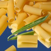 Rigatoni in giallo