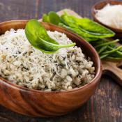 Risotto agli spinaci