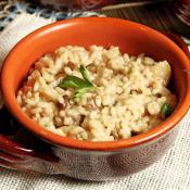Risotto ai funghi champignon