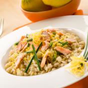 Risotto al salmone