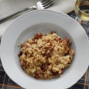 Risotto con salsiccia