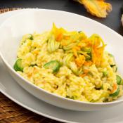 Risotto fiori di zucca