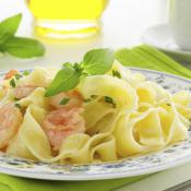 Tagliatelle ai gamberetti