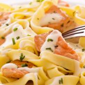 Tagliatelle al salmone