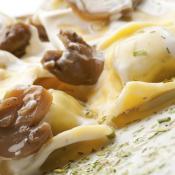 Tortelli al sugo di funghi