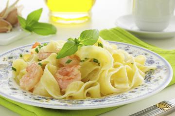 Tagliatelle ai gamberetti
