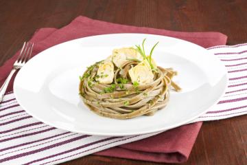 Tagliatelle con carciofi
