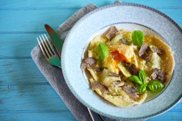 Tortelli di zucca al tartufo