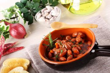 Zuppa di borlotti e guanciale