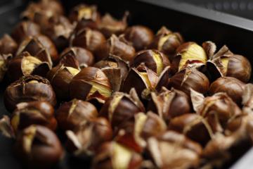 Castagne al forno